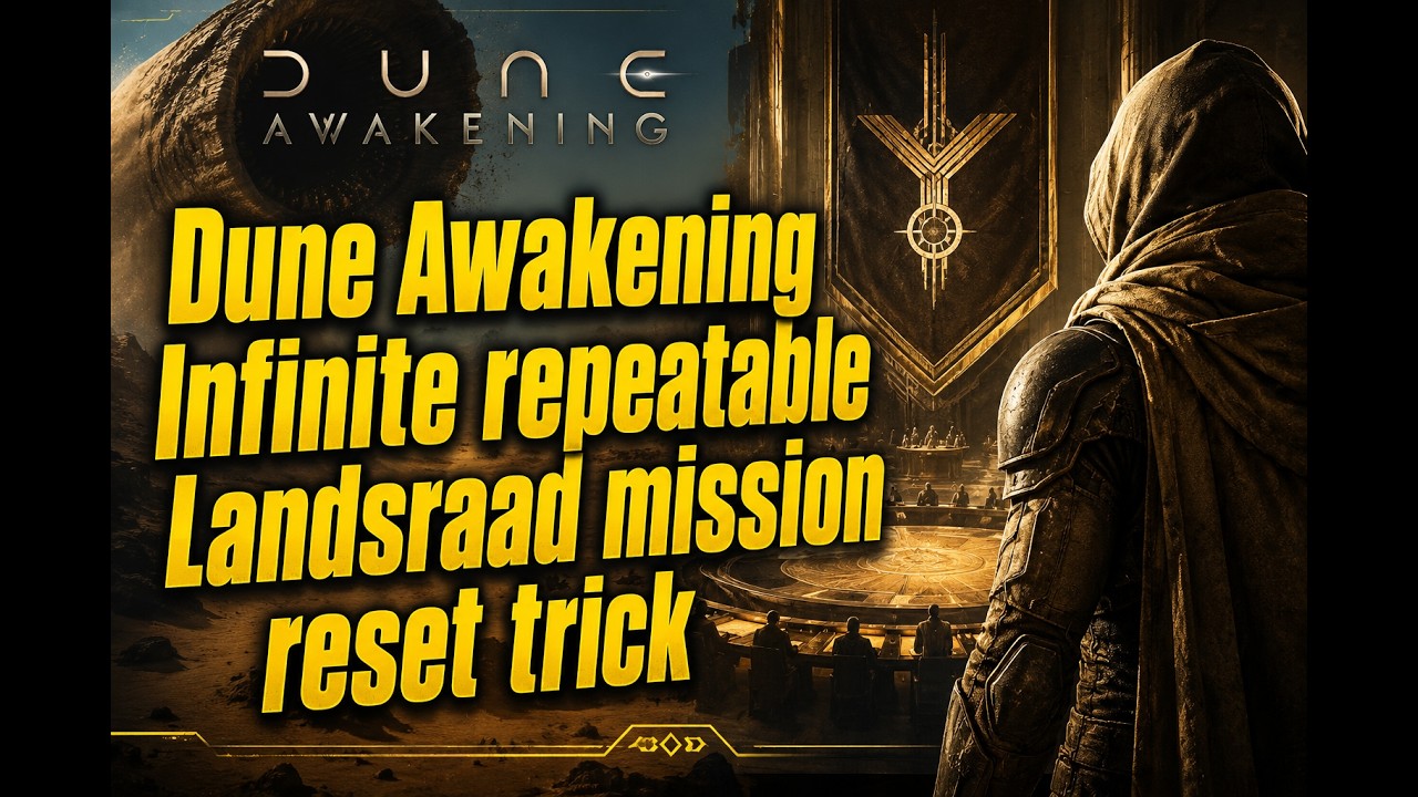 Dune Awakening: Infinite Repeatable Landsraad mission reset trick for solos