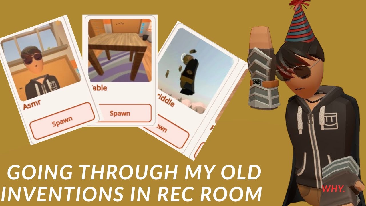 Going through my old inventions in rec room