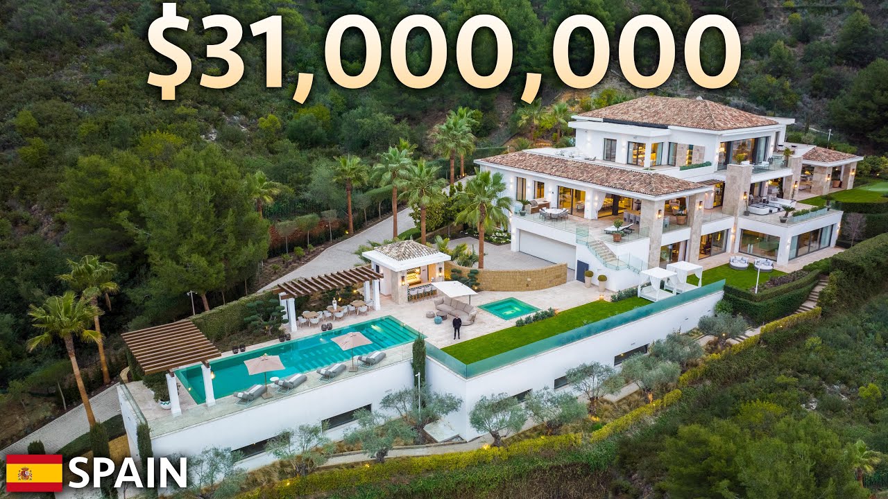 Внутри УЛЬТРА-роскошного испанского мега-особняка с видом на море за 31 000 000 долларов!