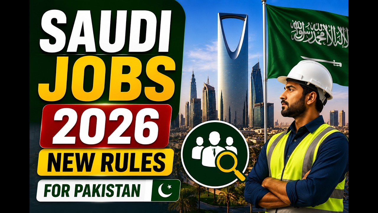Saudi Arabia Jobs 2026 - New Saudization Rules | Pakistanis Ke Liye Kaunsi Jobs Ab Available Hain?