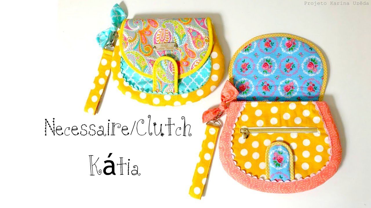 Necessaire/Clutch - D.I.Y. (Necessaire Kátia)