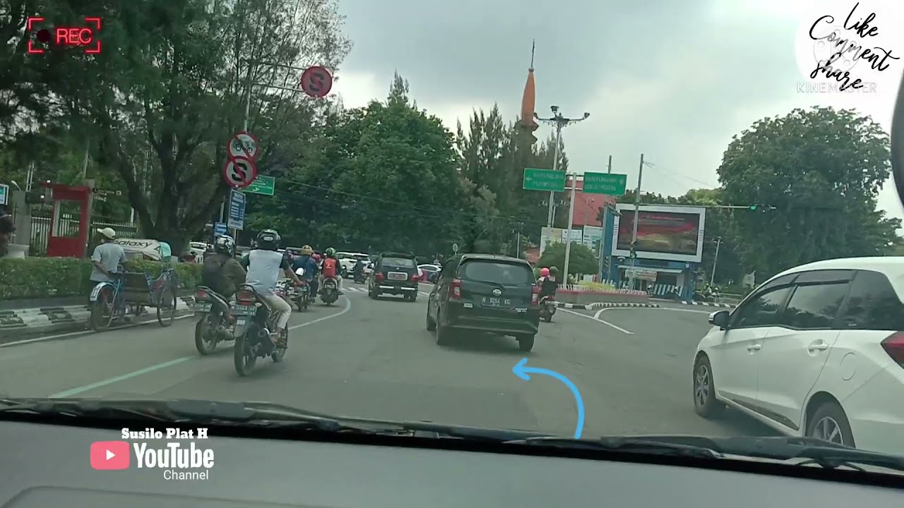 Mobil Vlog Susilo Plat H Menuju Simpang Lima Kuliner Sate Kambing Tengkleng Rica Rica Kota Semarang