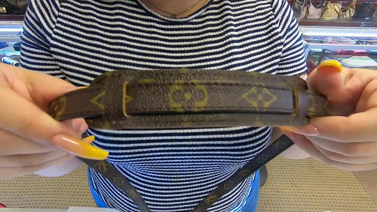 LOUIS VUITTON SHOULDER STRAP FOR METIS AND SIMILAR MONOGRAM CANVAS BROWN-REVIEW |PRE-OWNED
