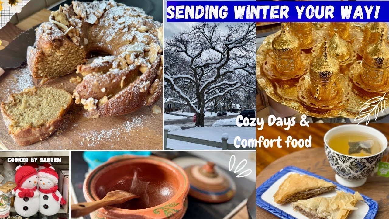 No Fail Coffee Cake|Winter Meal Prep| Our Pakistani Canadian Life|Cooked by Sabeen