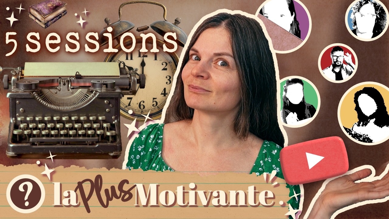 Je teste 5 sessions d’écriture de 5 Youtubers en 2 jours
