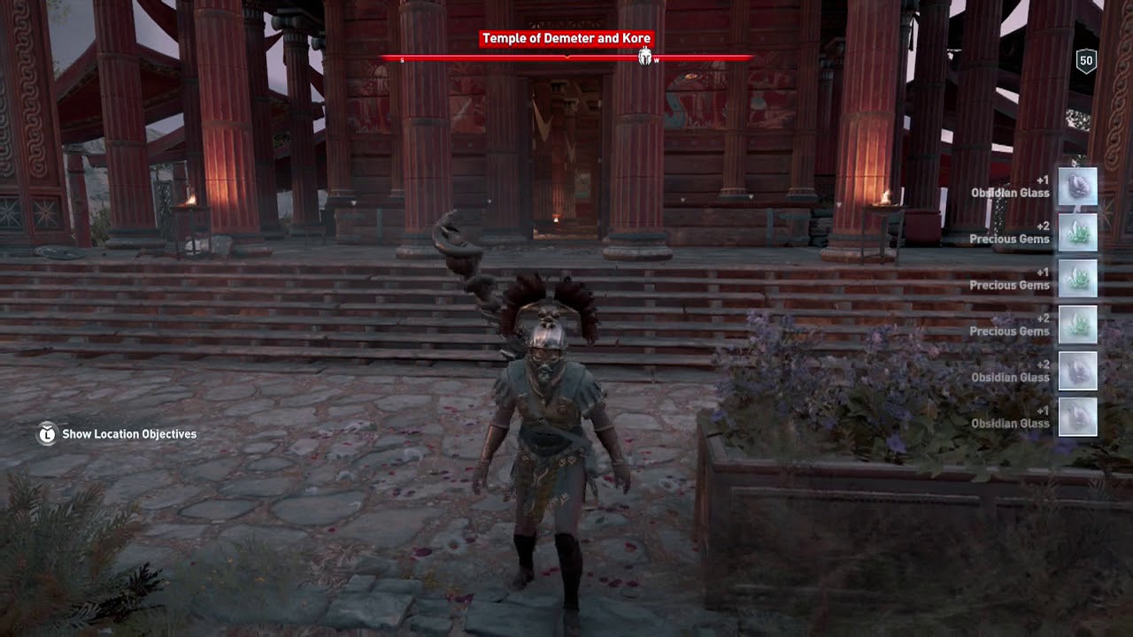 legendary herakles mace location ac odyssey