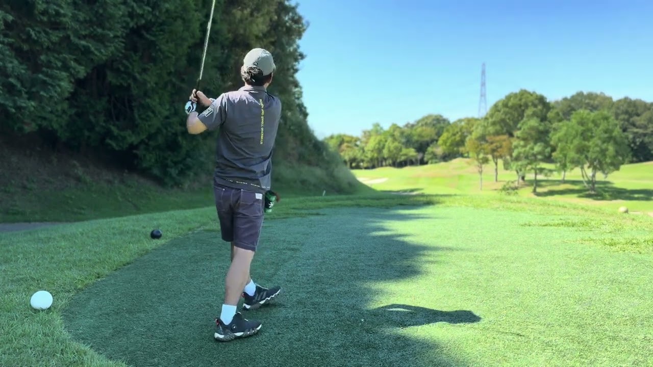 ゴルフ　阪奈カントリー　楽しかった〜　久しぶりにドライバーまっすぐ行くようになりました