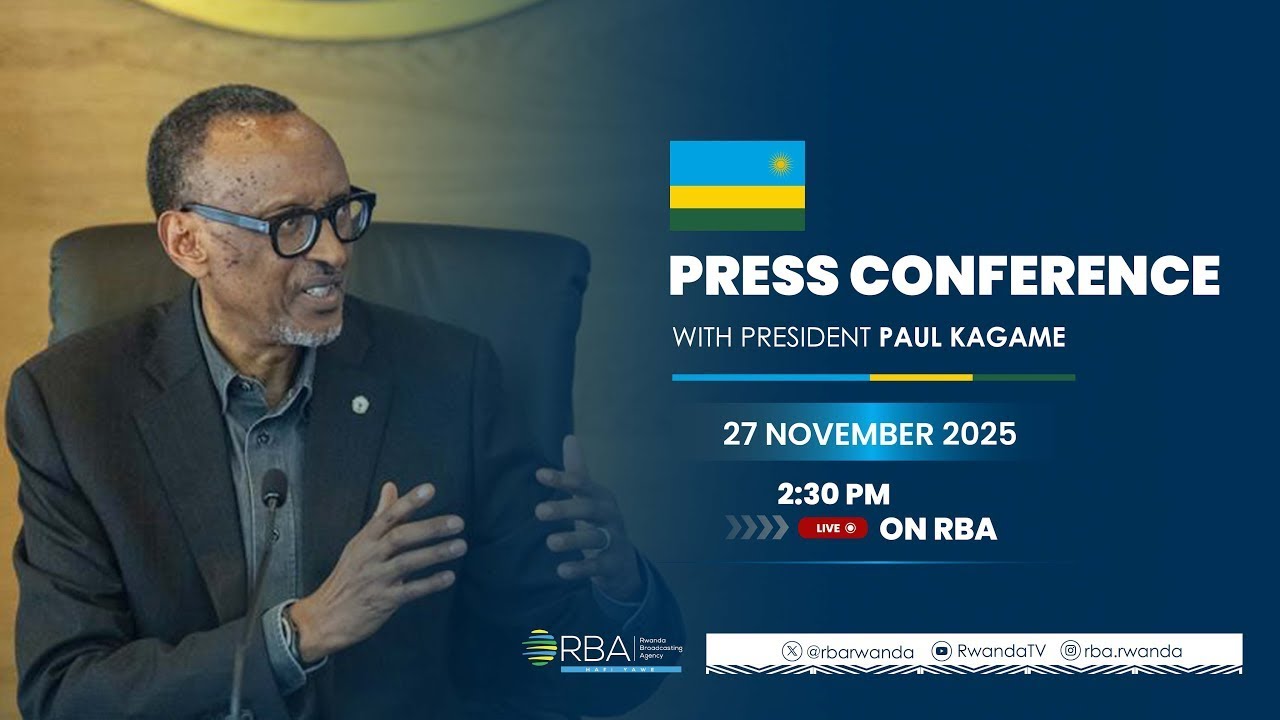 🔴LIVE: IKIGANIRO CYA PEREZIDA PAUL KAGAME N'ITANGAZAMAKURU TARIKI 27 UGUSHYINGO 2025