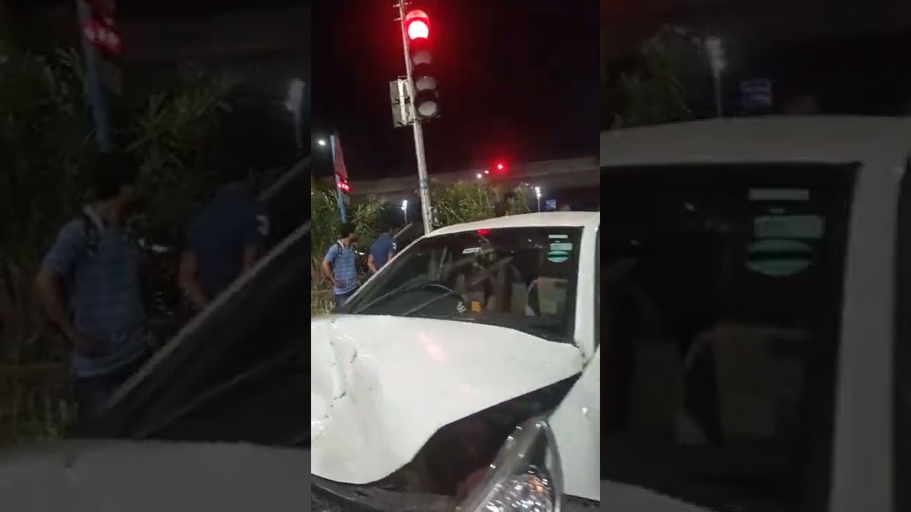MG hector vs TATA Zest car crash in eco park gat 1,new town