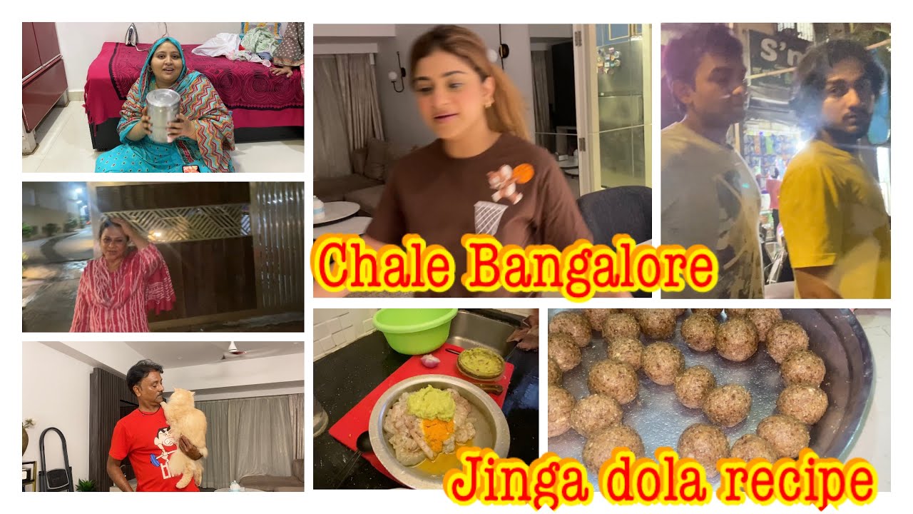 Hum chale Bangalore| Jinga dola recipe #familyvlog