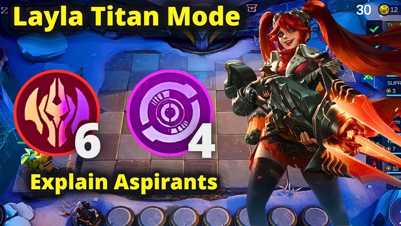 IMMORTALS ASPIRANTS ELEMENTALIST LAYLA TITAN MODE | MLBB MAGIC CHESS BEST SYNERGY COMBO TERKUAT 2024