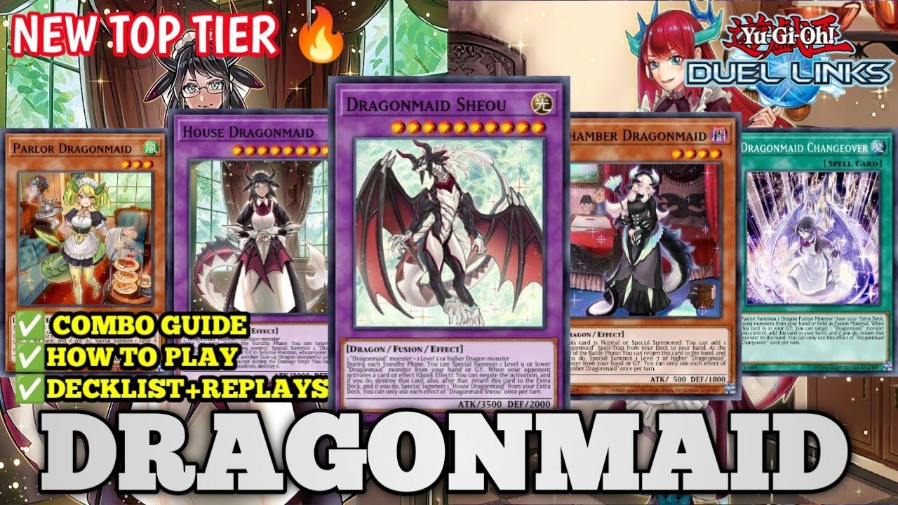 [DRAGONMAID] NEW TOP TIER DECK, AMAZING OMNI NEGATE( HOW TO PLAY+DECKLIST)IN YU-GI-OH DUEL LINKS.