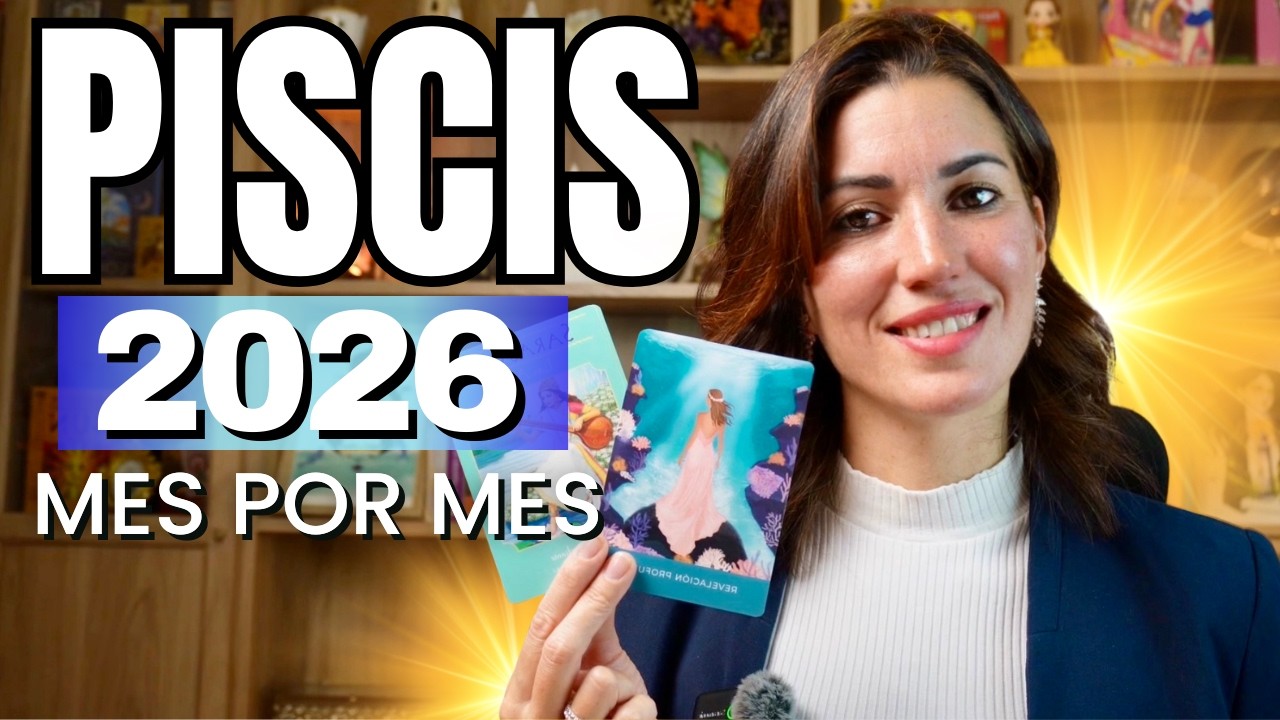 PISCIS 2026 🔱MES A MES🔱¡Tenía que PASAR! Y por fin todo SE DA para ti • Tarot de todo el año