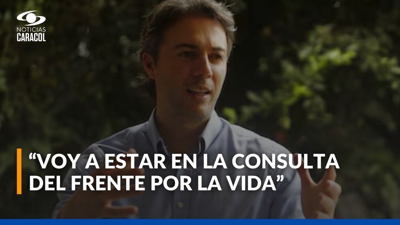 Daniel Quintero dijo que estará en la consulta del Frente por la Vida: 