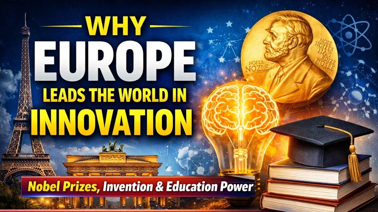 Why Europe leads the World in Innovation? -- Noble Prizes, Inventions & Education Power🧑‍🎓