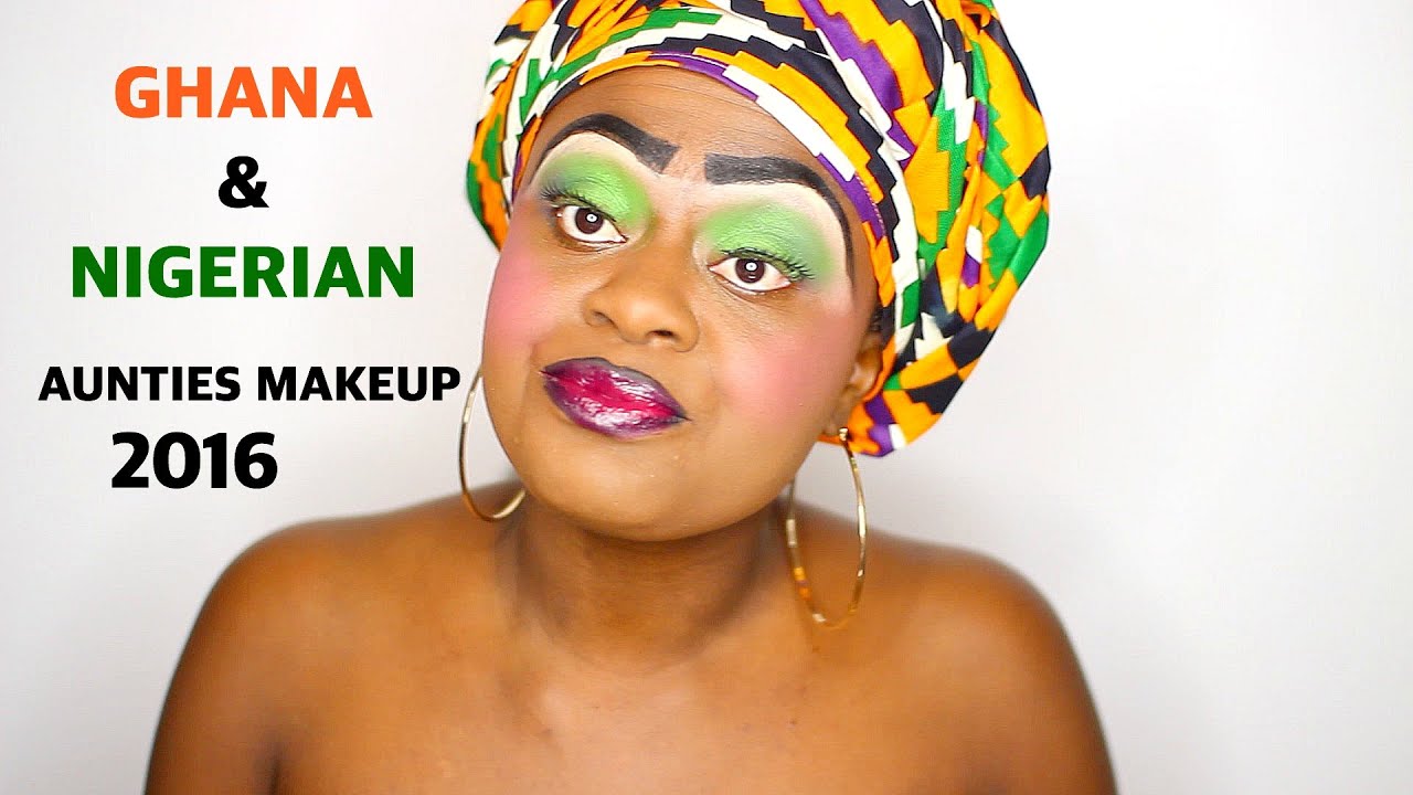 GHANA & NIGERIAN AUNTIES MAKEUP 2016 |  WORST MAKEUP EVER | JENEEVALOVE