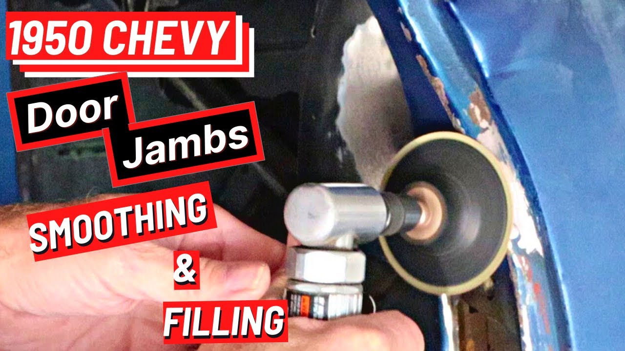 1950 Chevy Truck (Ep 39) Smoothing and Filling Door Jambs