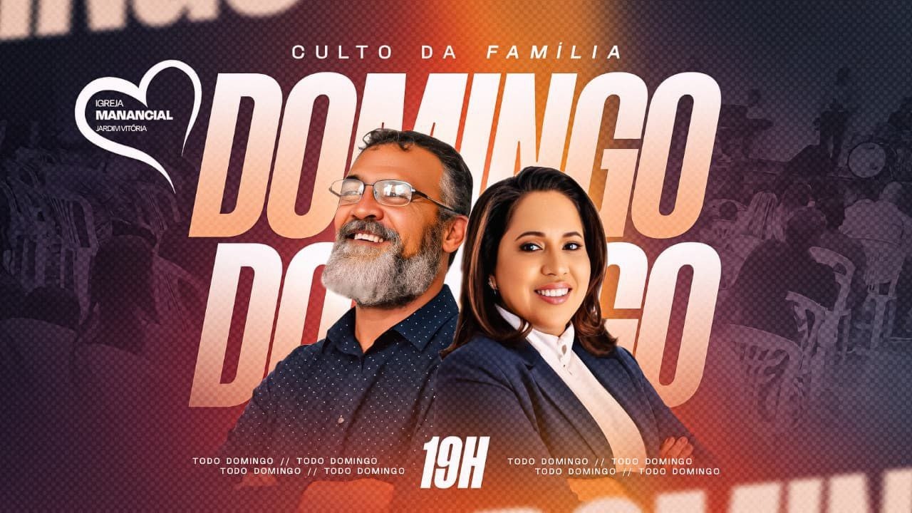 CULTO DA FAMÍLIA | Pr Ana Cris + Pr Alair Campos,  junte-se a nós.
