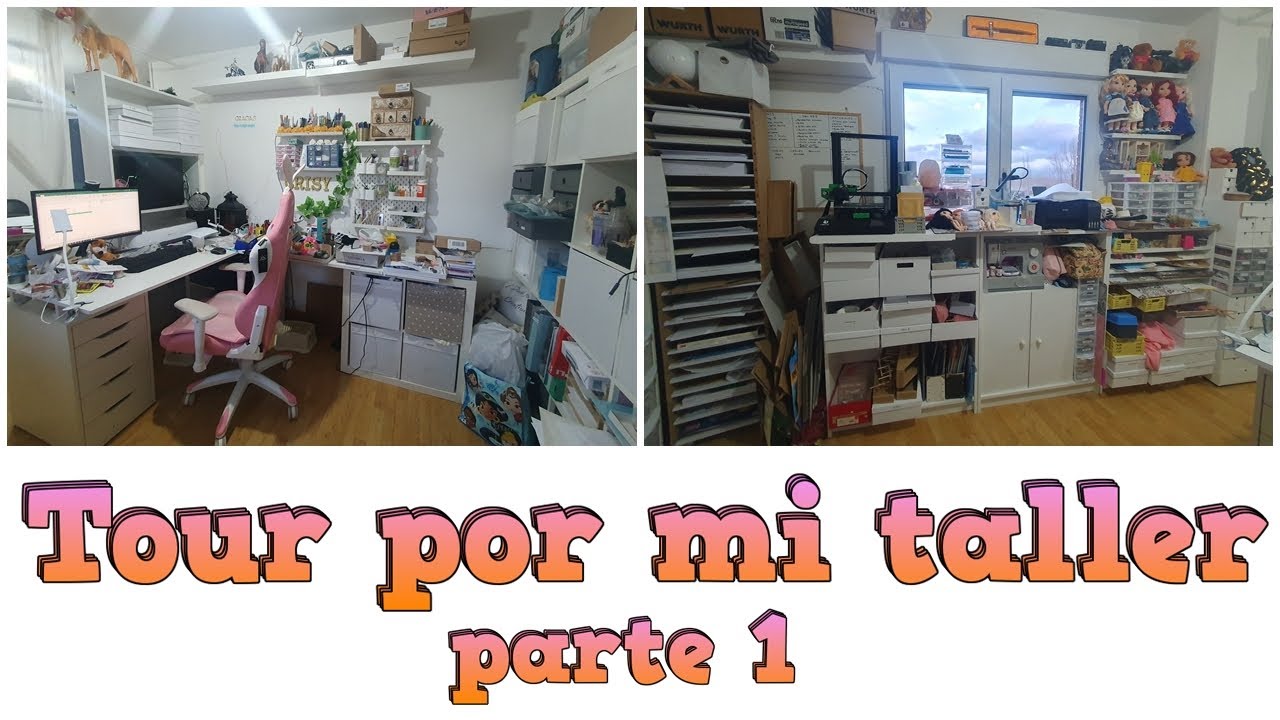Craft Room Tour por mi Taller de Manualidades | Os enseño TODO | Parte 1