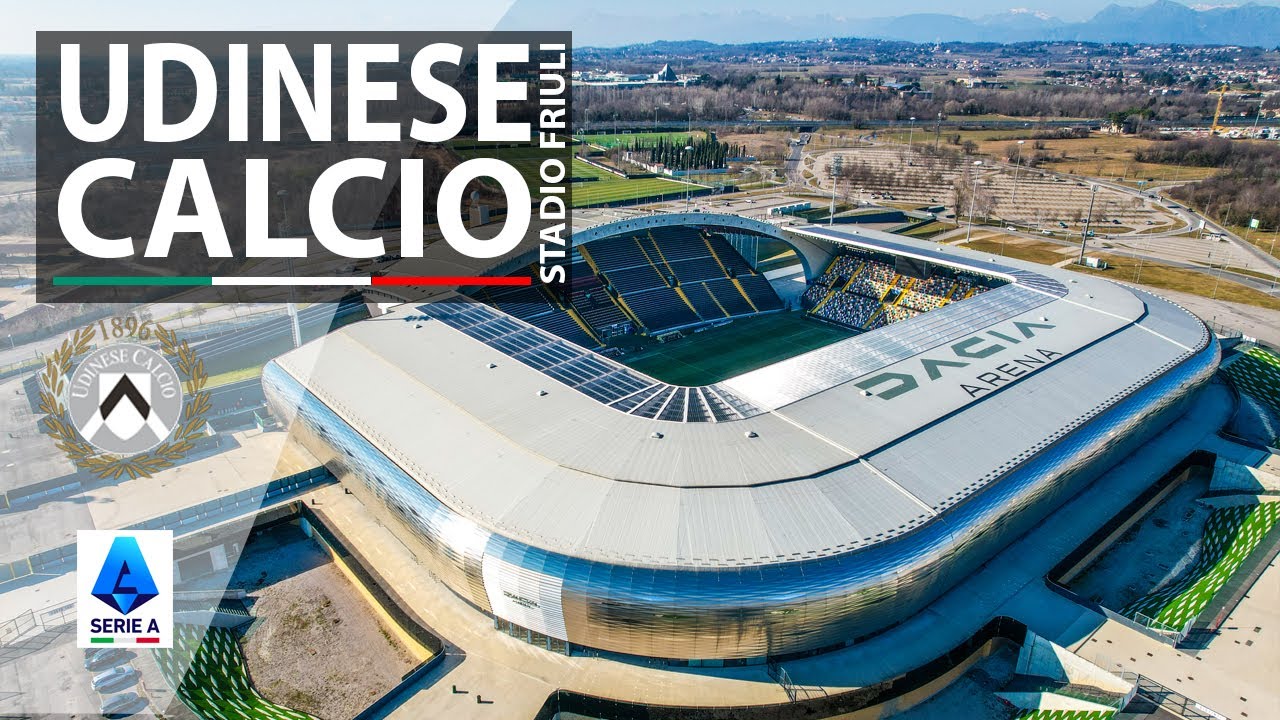 🇮🇹 Udinese Calcio Stadio Friuli stadium and surroundings from a drone