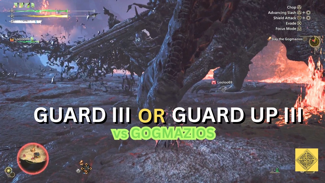 GUARD 3 ONLY OR GUARD UP 3 ONLY - GOGMAZIOS HUNT | MH WILDS
