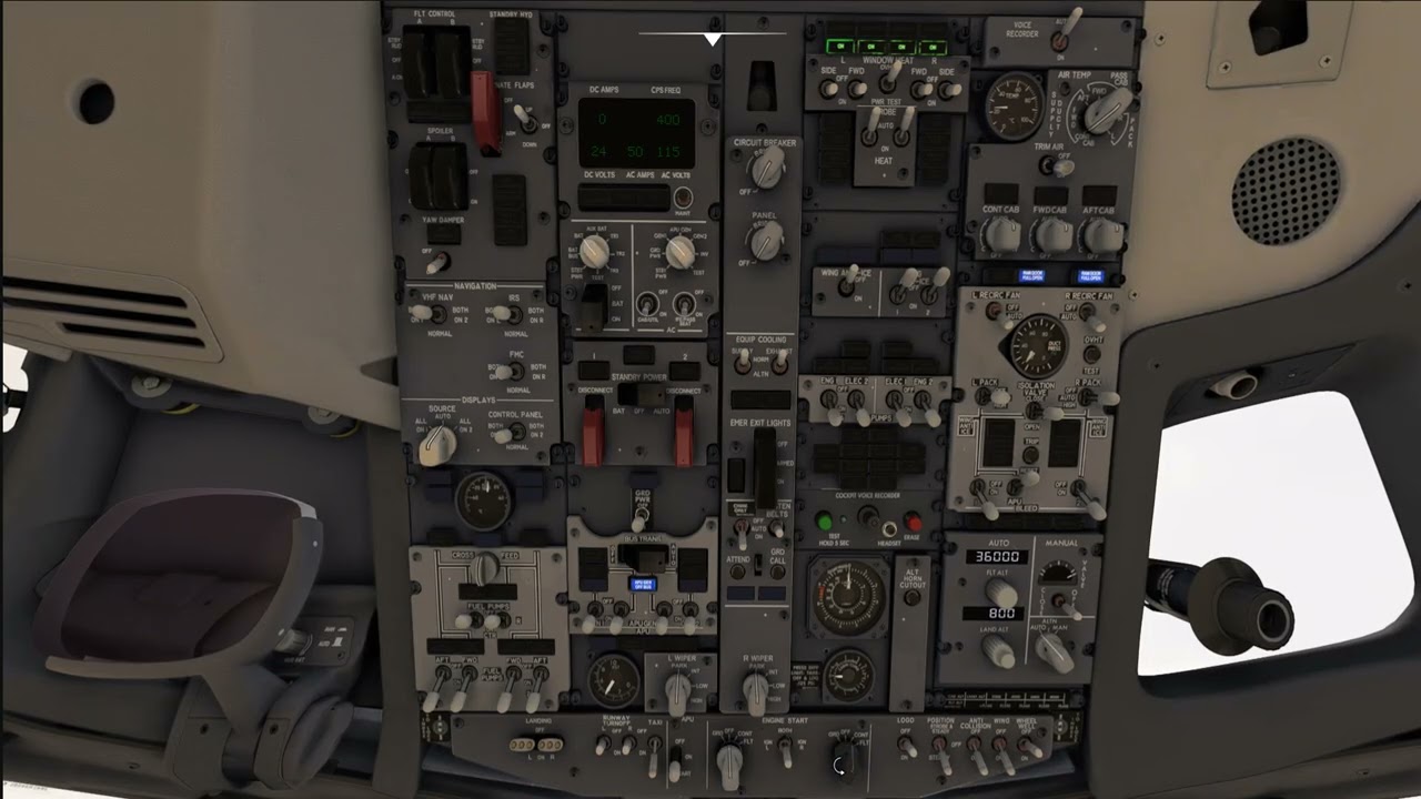 ✈️ Pouso Cockpit - SBPJ - PALMAS - BRASIL