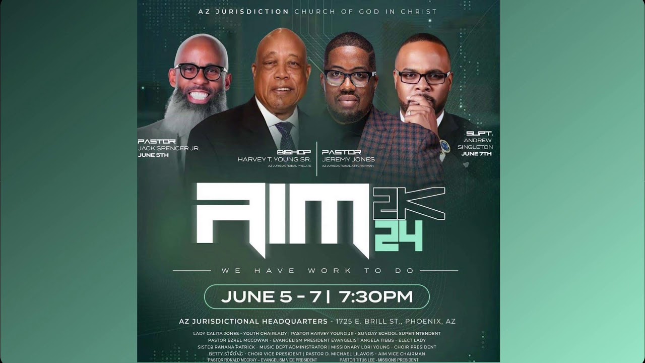 COGIC Arizona Ecclesiastical Jurisdiction | AIM Convention 2024 - Chairman’s Night w/Pastor Jones