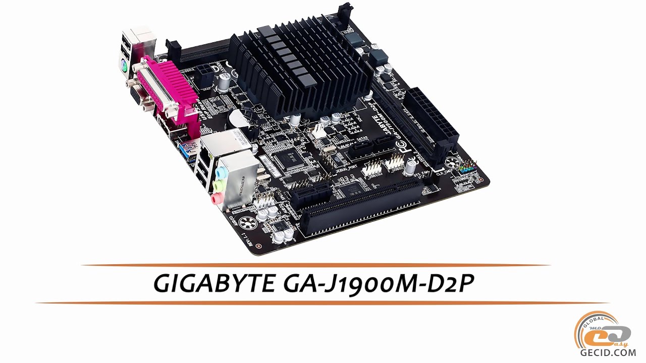 GIGABYTE GA-J1900M-D2P - видеообзор материнской платы