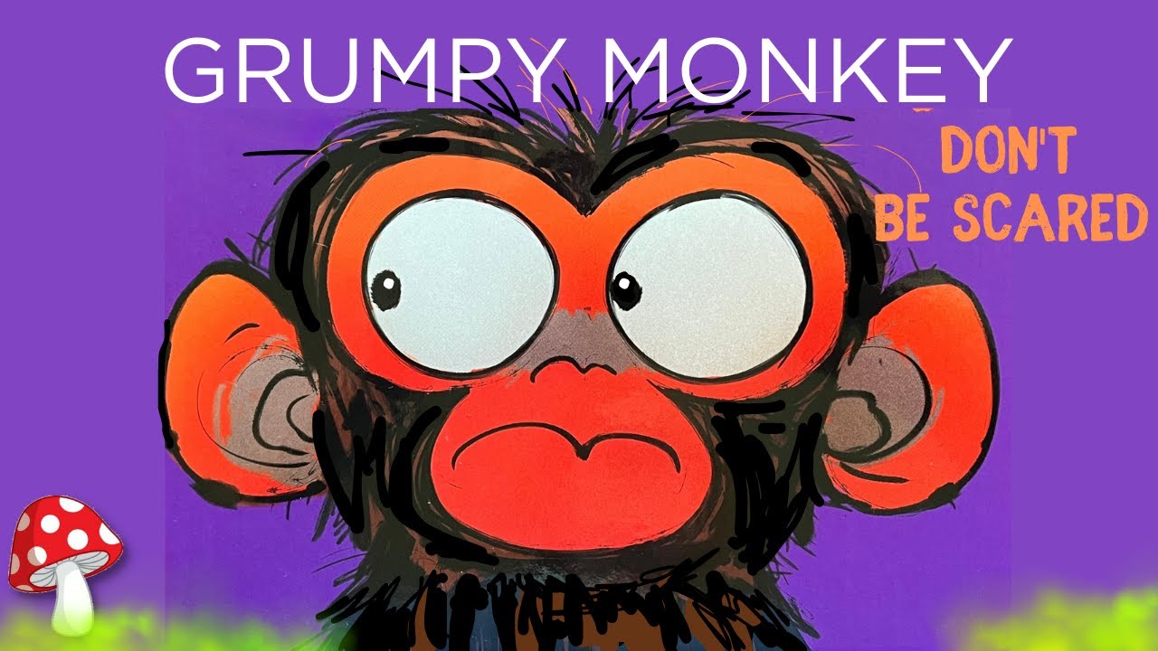 🙉 Grumpy Monkey Don't Be Scared (kids books read aloud) Halloween book