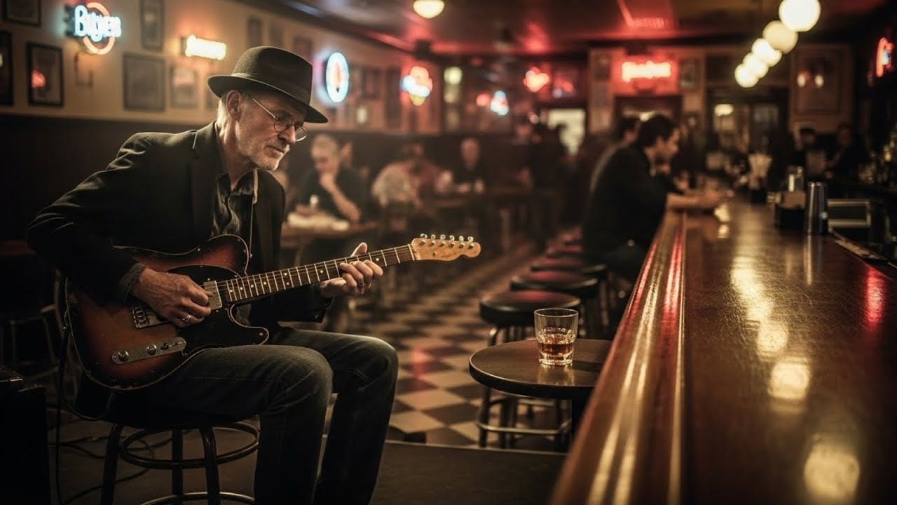 Late Night Relaxing Blues | Electric Blues Inspired by BB King