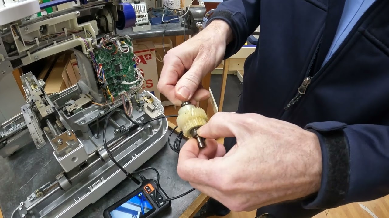 Brother VR Idle Pulley Gear Inspection & Lubrictaion