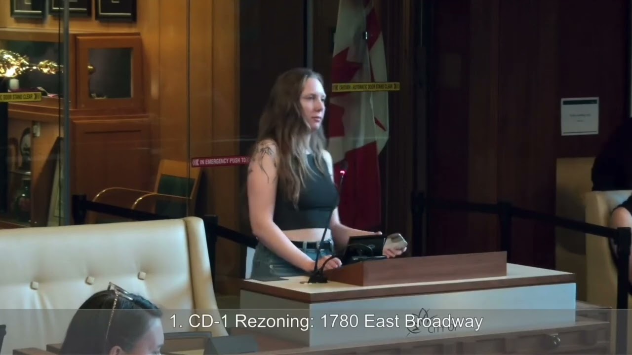 Speaker 132 and 134 on the Broadway Safeway redevelopment