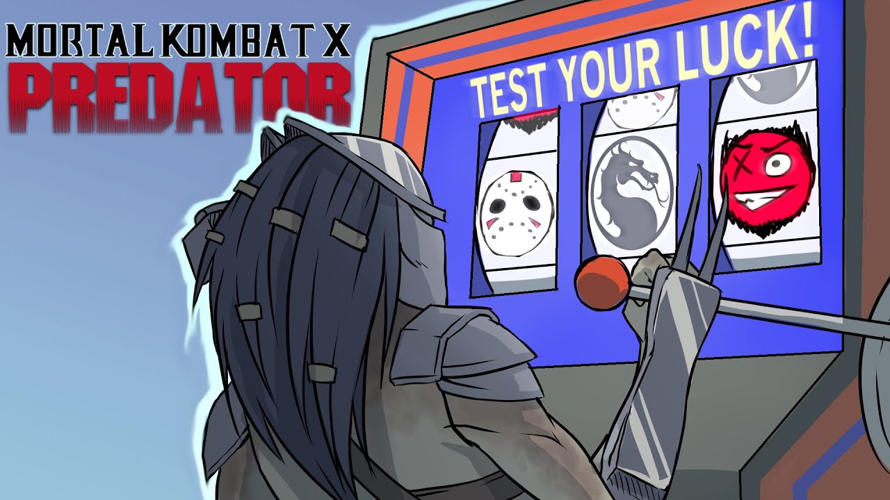 Mortal Kombat X (Predator DLC!) CaRtOoNz vs H2O Delirious | Test Your Luck!)