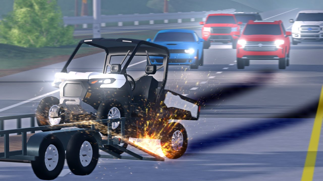 ATV Trailer DETACHES into Highway Traffic! (ER:LC)