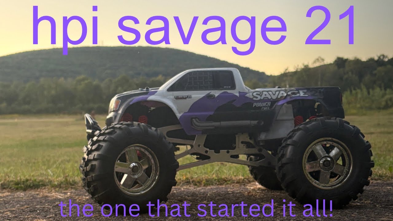 Первый выезд с оригинальным hpi savage 21!