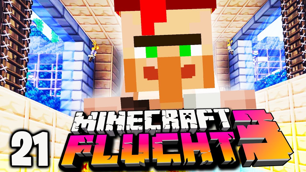 LACHANFALL wegen unseren Dorfbewohnern! ☆ Minecraft: Flucht 3 #21