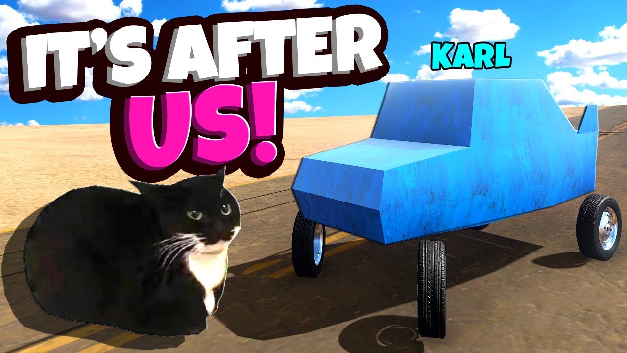 Haunted Karl is After My DINGUS CAT in The Long Drive Mods!