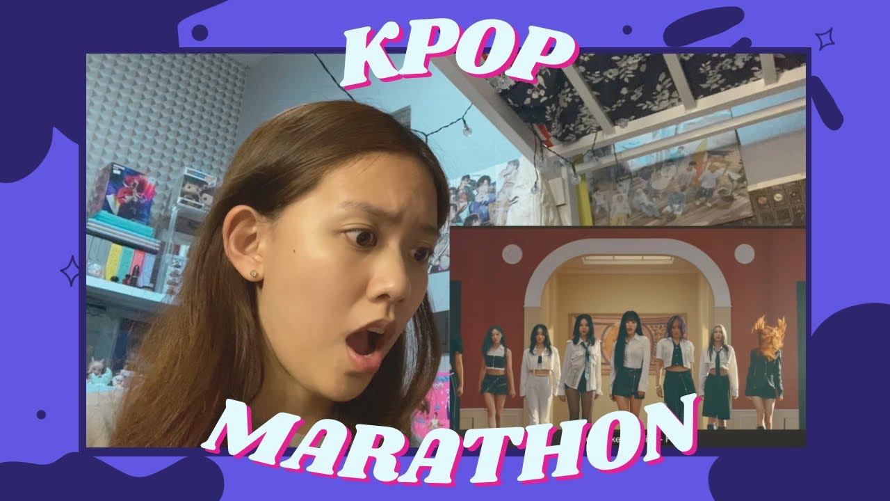 K-POP MARATHON PT.2 (REACTING TO DREAMCATCHER, BABYMONSTER, AND VVUP)
