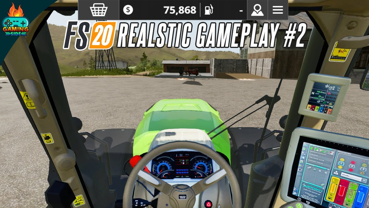 Farming Simulator 20 Extra Realistic Gameplay Aaj | FS 20 Urdu Hindi