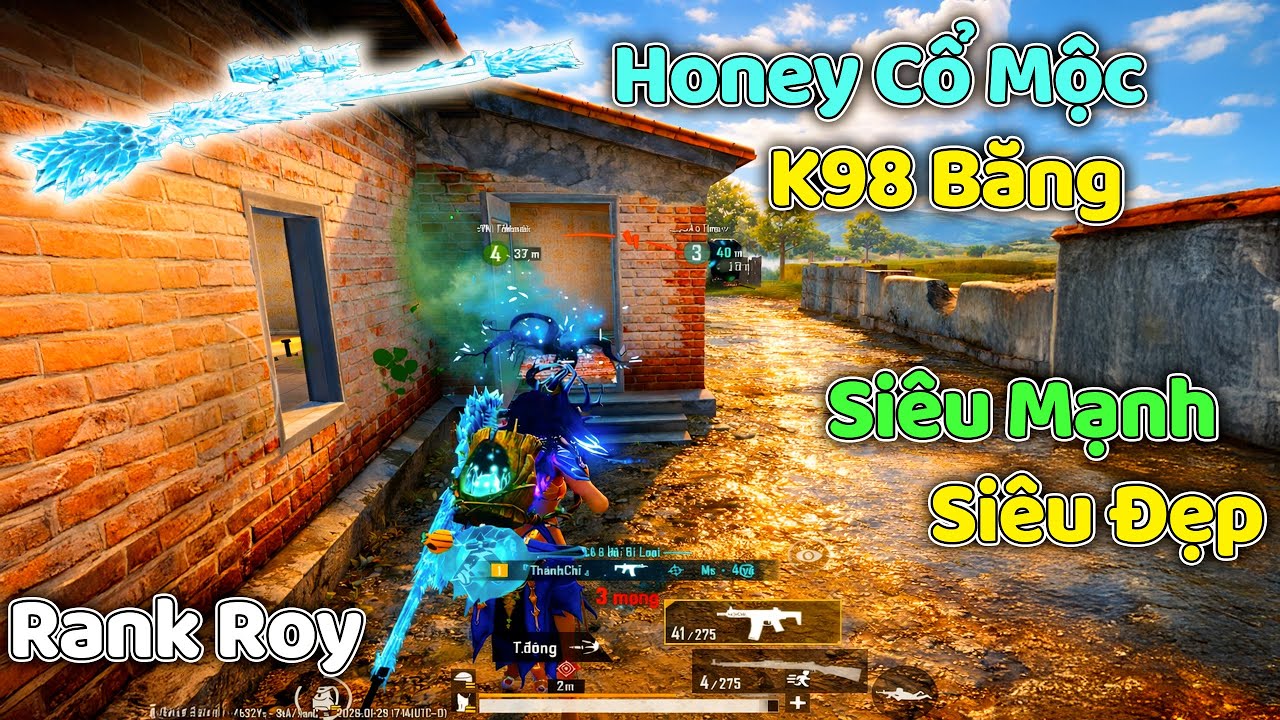 PUBG Mobile | HONEY BADGER CỔ MỘC VS K98 BĂNG – TRẬN ĐẤU CĂNG NHƯ PHIM HÀNH ĐỘNG!