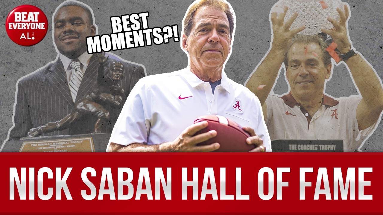 NICK SABAN Hall of Fame 🏆 The 10 moments that define the GOAT's Alabama football career and legacy