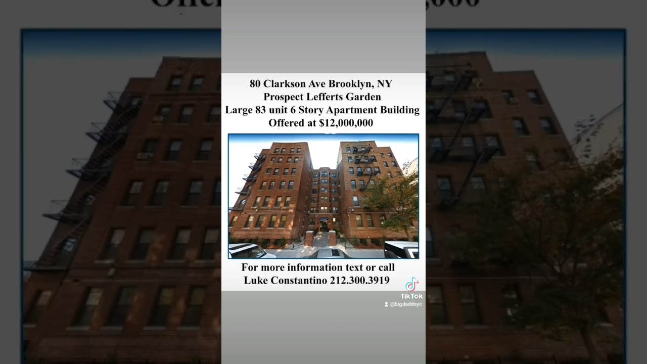 For Sale 80 Clarkson Ave - 12 Mil. #realestate