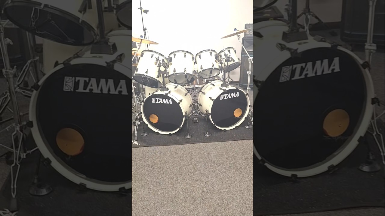 The most iconic drum kit in Heavy Metal - TAMA LARS ULRICH ARTSTAR II #tama #metallica #larsulrich