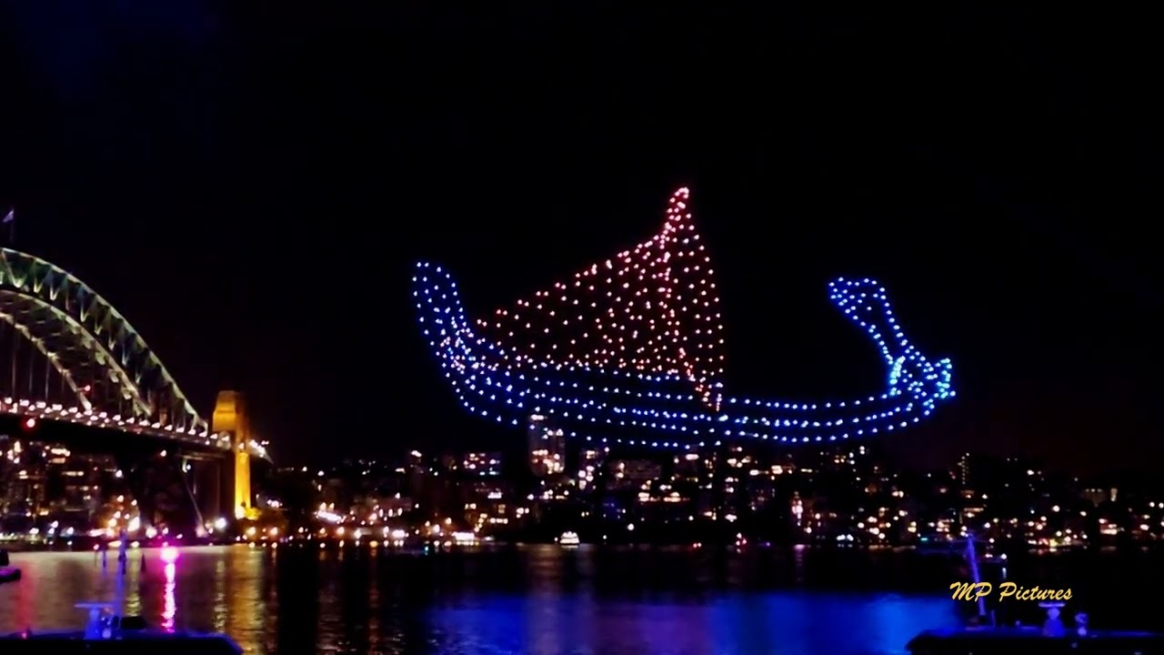 Circular Quay Drone Show, Sydney