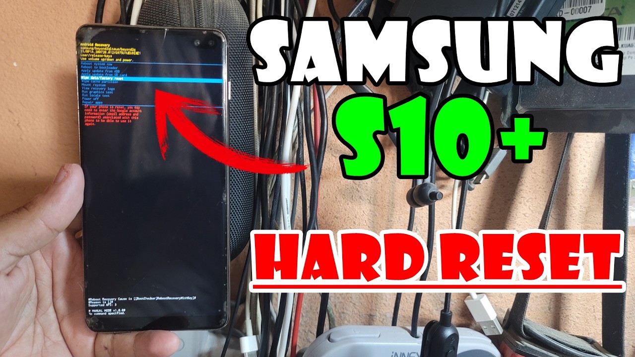 Samsung S10 / S10+ Hard Reset (Formateo de Fabrica RECOVERY) Incluso Aunque NO SE PUEDA APAGAR