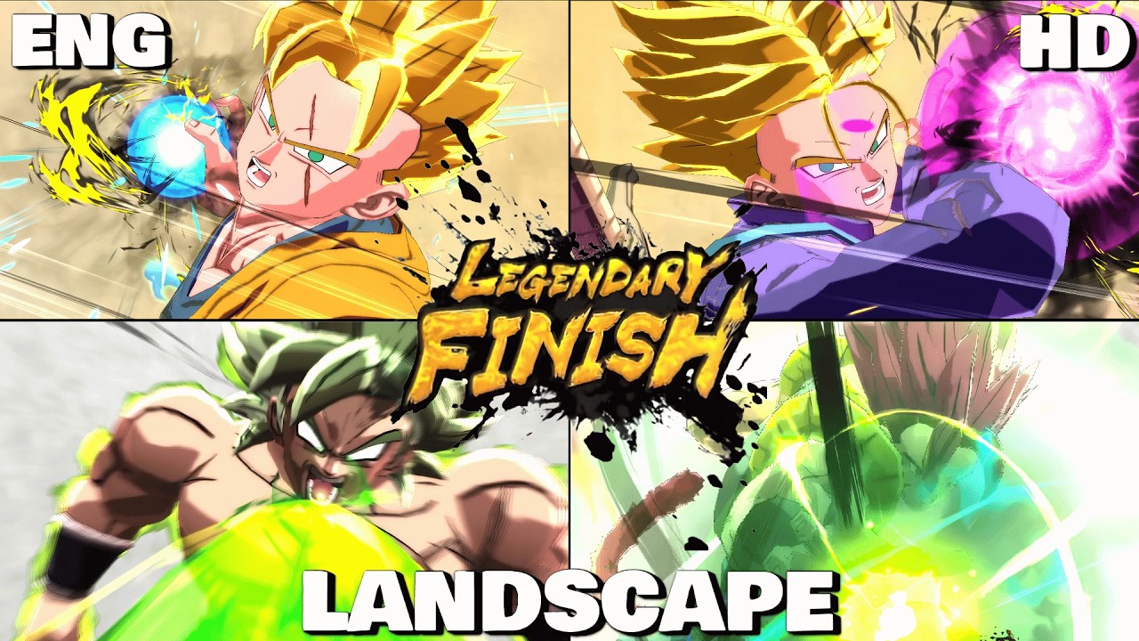 (LATEST) ALL LEGENDARY FINISHES IN DRAGON BALL LEGENDS | HD | LANDSCAPE | ENGLISH DUB 2026