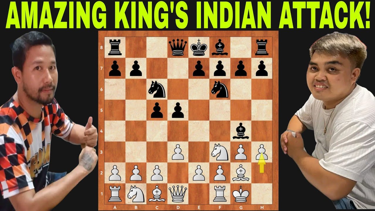 Amazing King's Indian Attack! Jeriel Manlimbana Versus Alji Cantonjos | Round 6