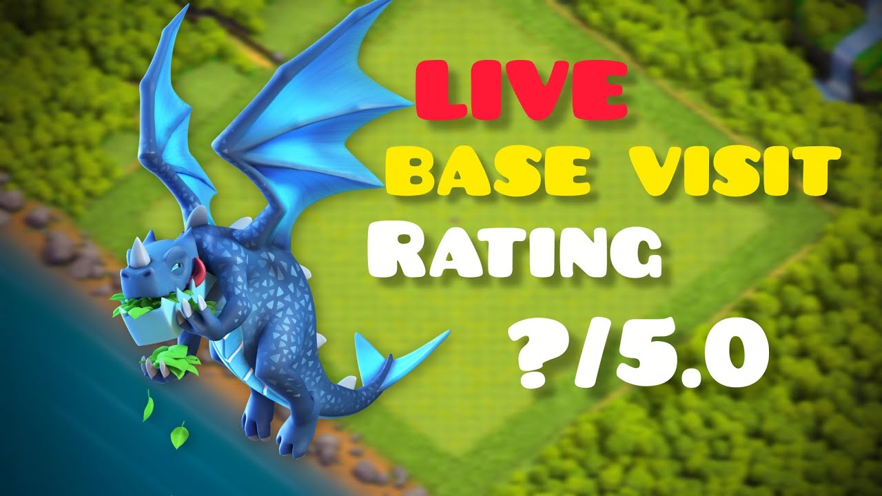 LIVE BASE VISITING CLASH OF CLANS!! ROAD TO 1K SUBSCRIBERS!! #coclive