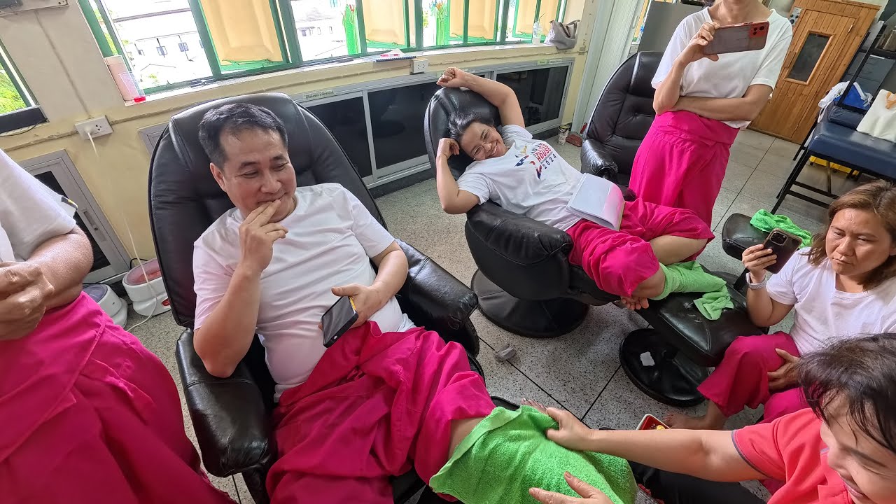 นวดเท้าขั้นตอนที่4