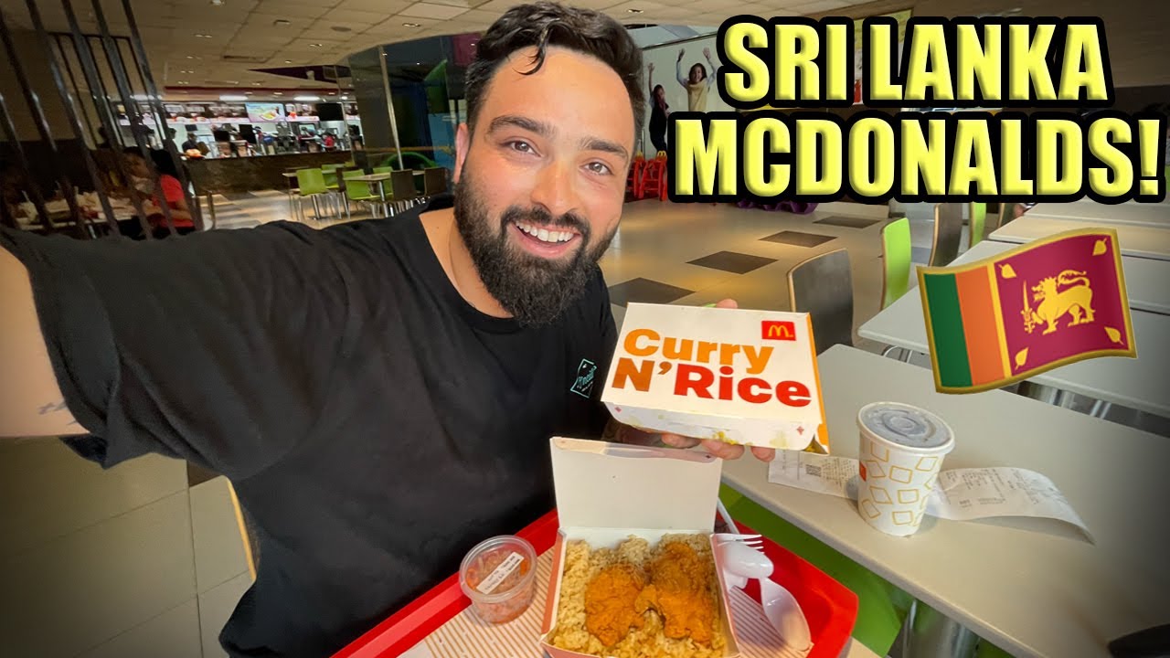 McDonald's in Sri Lanka is NOT Like in America 🇱🇰 (Curry N' Rice)